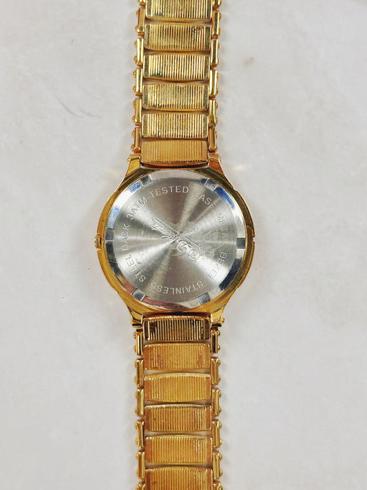 Lucien Piccard Dufonte Gold-Tone Ladies Watch – Date – Quartz