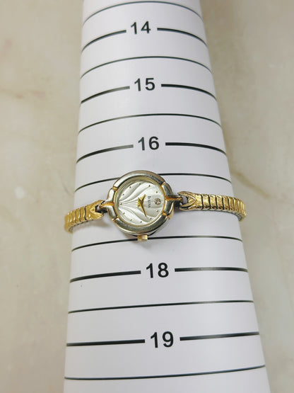 Bulova Two-Tone Ladies Watch – Silver Dial – Diamond Accent