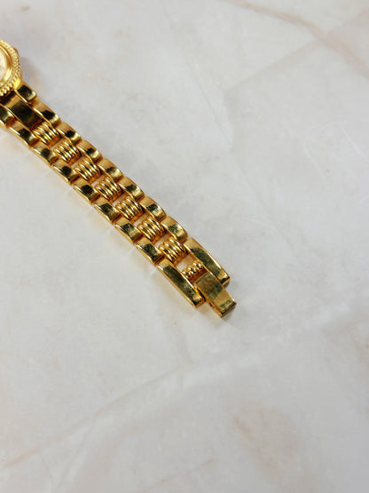 Sag Harbor Gold-Tone Ladies Watch – Petite Dress Style – Quartz