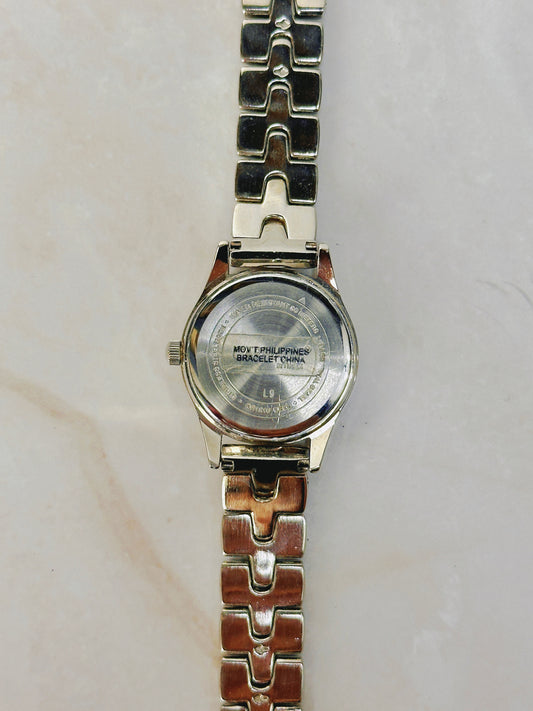Carriage by Timex Indiglo Two-Tone Ladies Watch – 30M Water Resistant