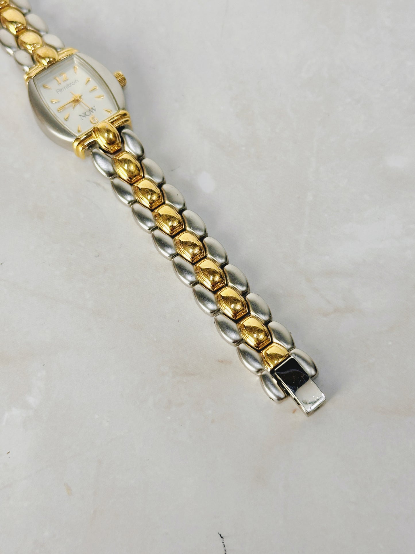 Armitron NOW Two-Tone Ladies Watch – Tonneau Case – Quartz