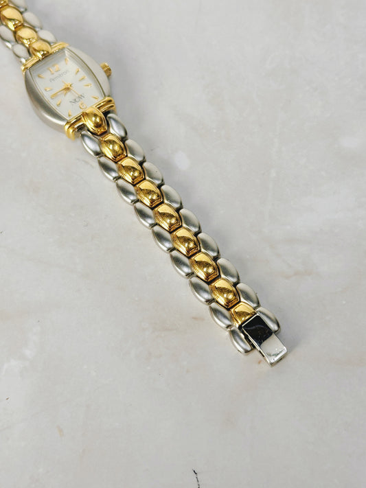 Armitron NOW Two-Tone Ladies Watch – Tonneau Case – Quartz