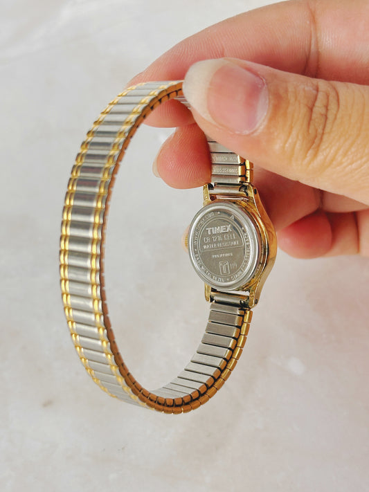 Timex Two-Tone Ladies Watch – Classic Round – Quartz