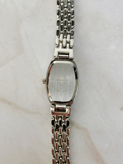 Charter Club Black Dial Bracelet Watch – Crystal Accents – Quartz – New Battery