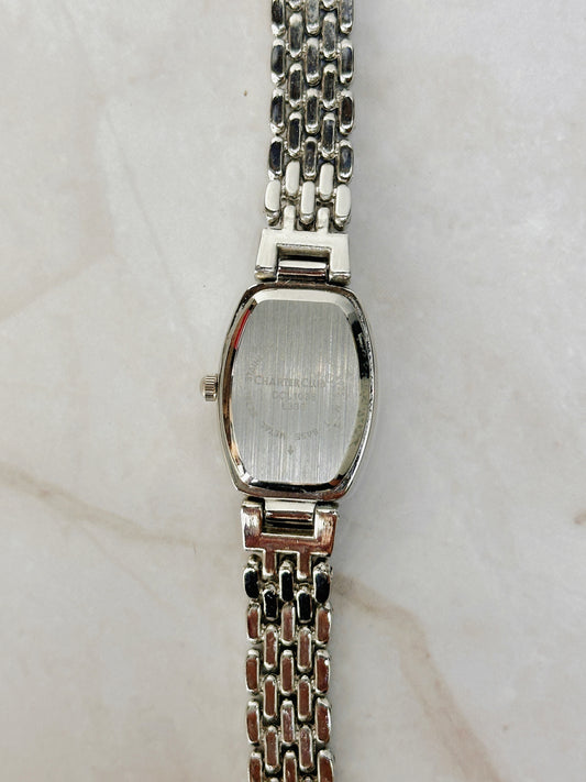 Charter Club Black Dial Bracelet Watch – Crystal Accents – Quartz – New Battery