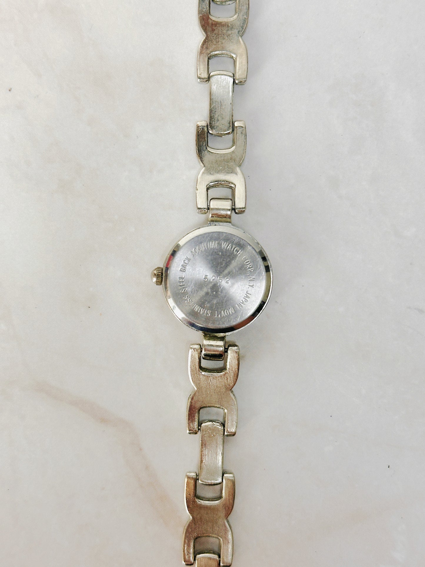 Urban Vibe Quartz Silver Tone Bracelet Watch – Ladies – Pink Dial – New Battery