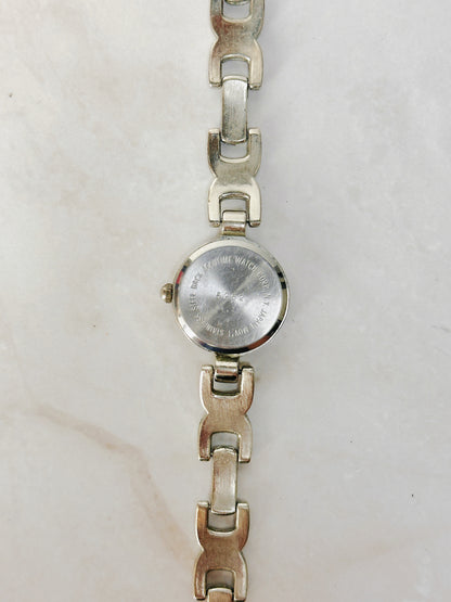 Urban Vibe Quartz Silver Tone Bracelet Watch – Ladies – Pink Dial – New Battery