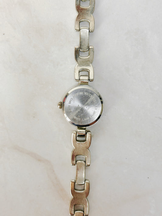 Urban Vibe Quartz Silver Tone Bracelet Watch – Ladies – Pink Dial – New Battery