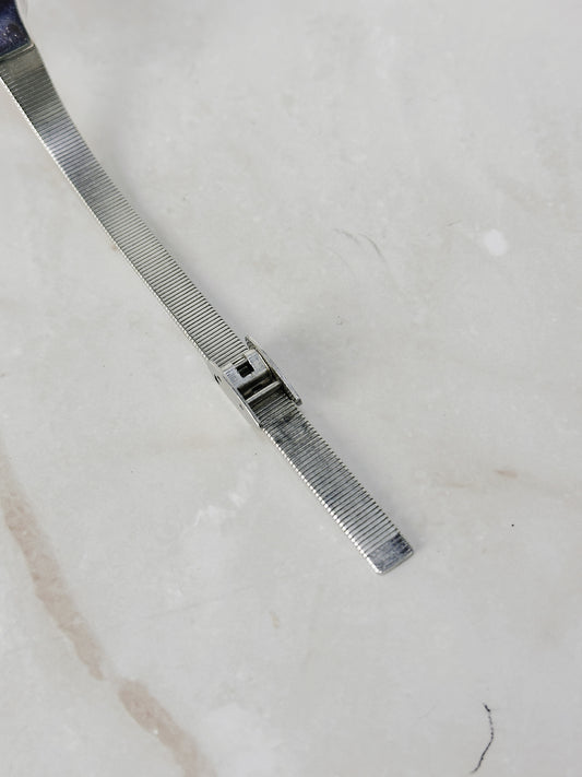 Rumours Silver Tone Quartz Watch – Ladies – Oval Dial – Japan Movement – New Battery
