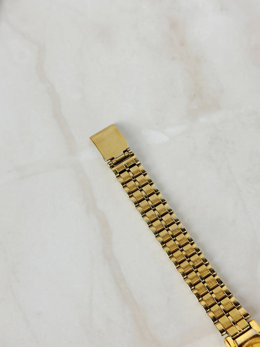 Seiko Gold Tone Quartz Watch – Ladies – Classic Dress Style – New Battery