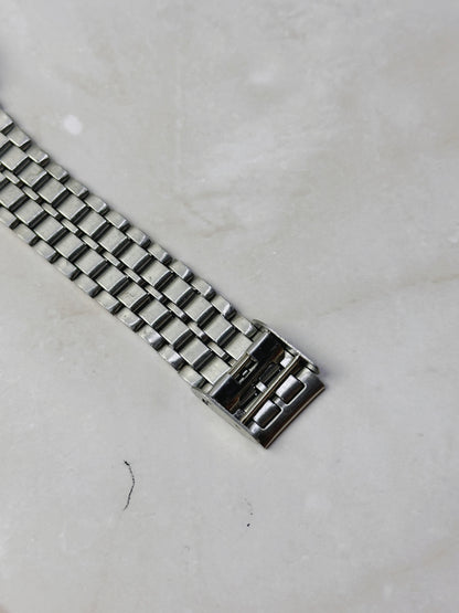 Vintage Style Digital Alarm Chronograph Watch – Stainless Steel Bracelet – WR – Quartz – New Battery