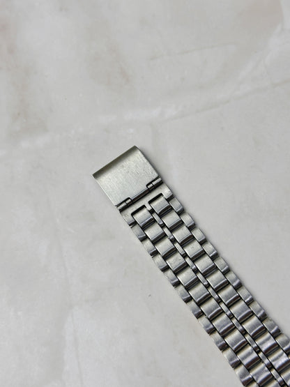 Vintage Style Digital Alarm Chronograph Watch – Stainless Steel Bracelet – WR – Quartz – New Battery