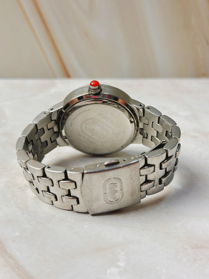 Nice Gift NYC Crystal Bezel Ladies Watch – Stainless Steel – Date Window – Quartz – New Battery