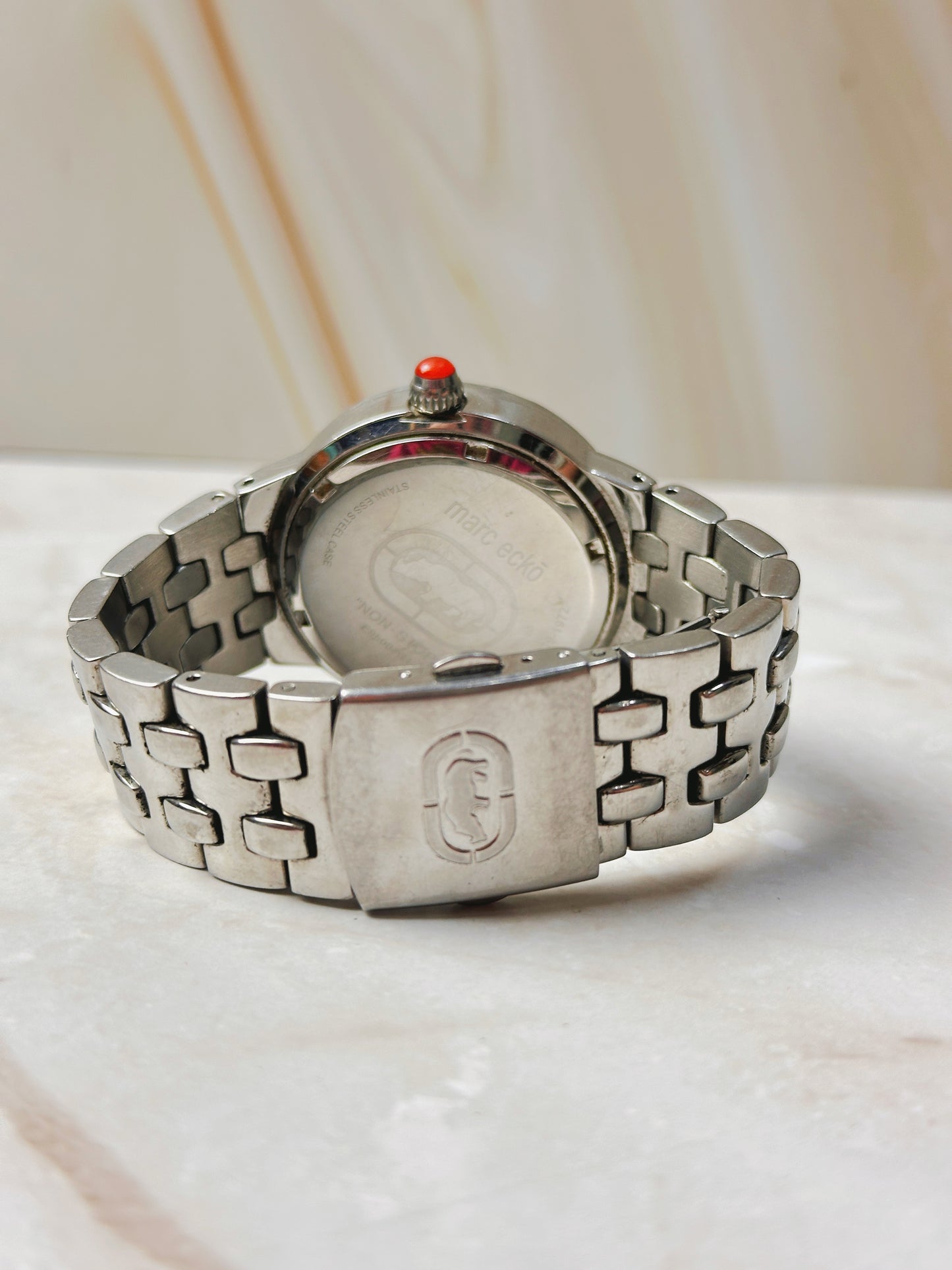 Nice Gift NYC Crystal Bezel Ladies Watch – Stainless Steel – Date Window – Quartz – New Battery