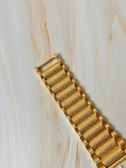 Pulsar Women’s Gold Tone Tank Style Watch – Diamond Accents – Quartz Dress Watch