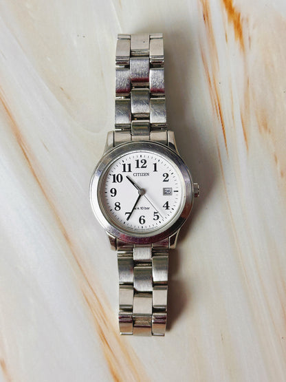 Citizen Women’s Watch – Date – WR 10 Bar – Stainless Steel Bracelet – Quartz