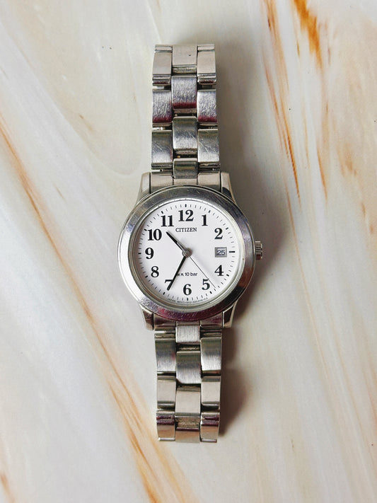 Citizen Women’s Watch – Date – WR 10 Bar – Stainless Steel Bracelet – Quartz