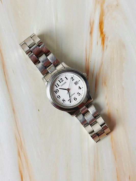 Citizen Women’s Watch – Date – WR 10 Bar – Stainless Steel Bracelet – Quartz