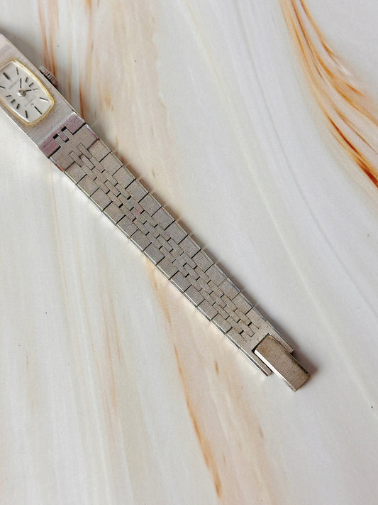Vintage Seiko Women’s Watch – 23 Jewels Mechanical – Rectangular Case – Stainless Steel Bracelet