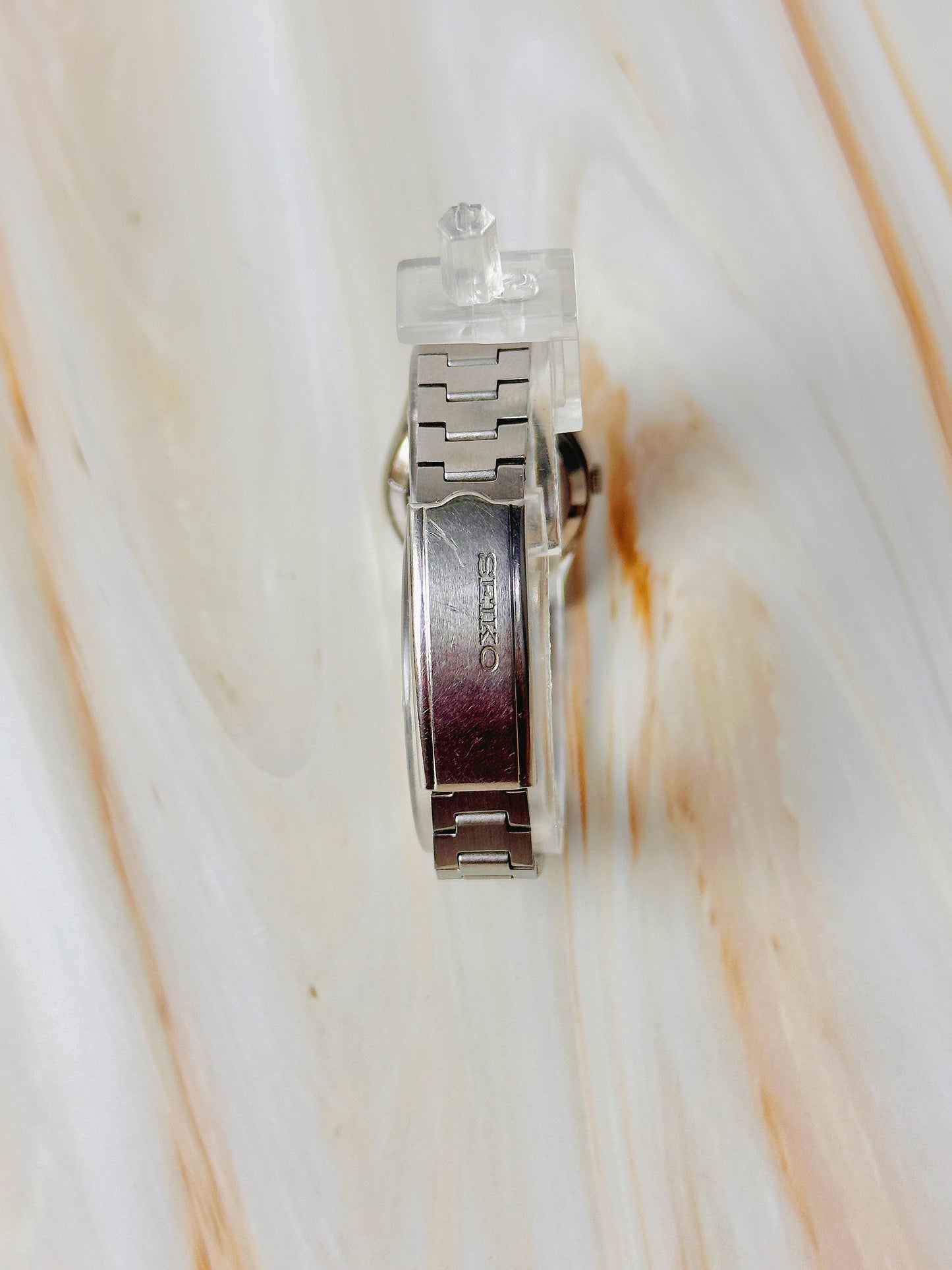 Seiko Quartz Vintage Watch – Day Date – Stainless Steel Bracelet – Classic Silver Dial