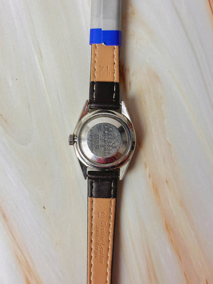 Vintage Citizen Seine Women’s Watch – 21 Jewels Mechanical – Stainless Steel – New Leather Strap