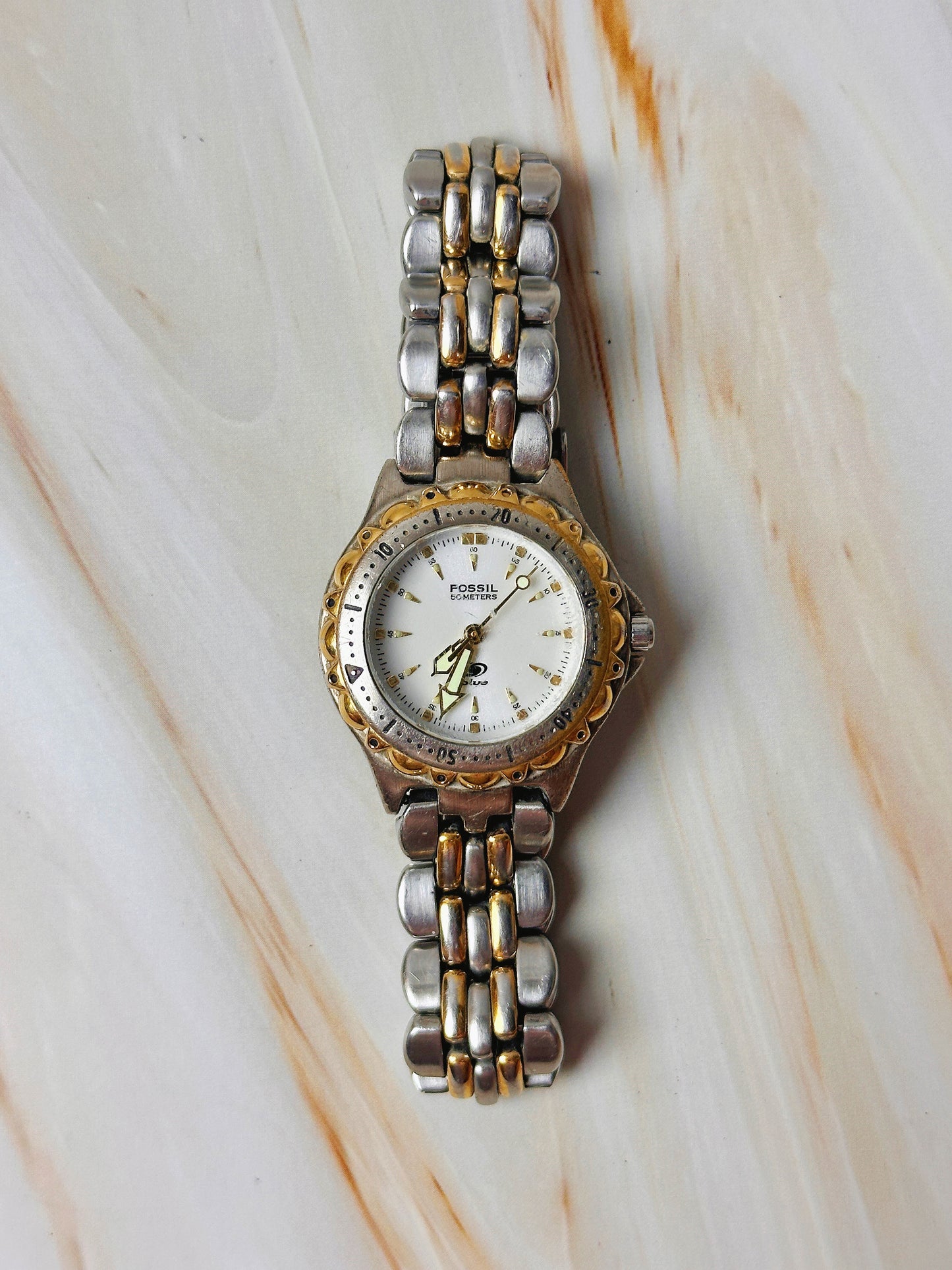 Fossil Women’s Watch – Two Tone – Date – 50M Water Resistant – Quartz