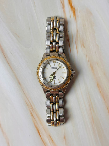 Fossil Women’s Watch – Two Tone – Date – 50M Water Resistant – Quartz