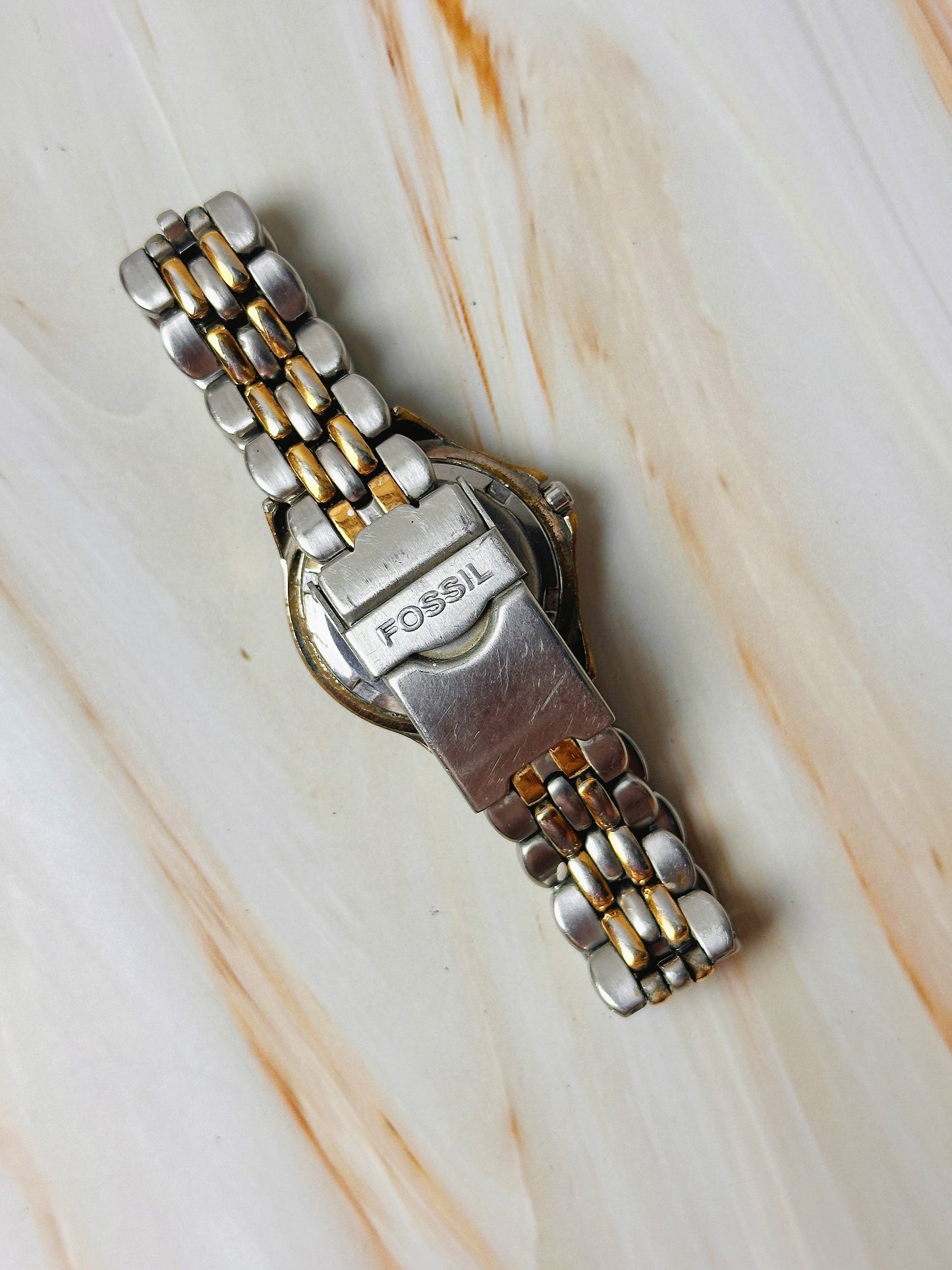 Fossil Women’s Watch – Two Tone – Date – 50M Water Resistant – Quartz