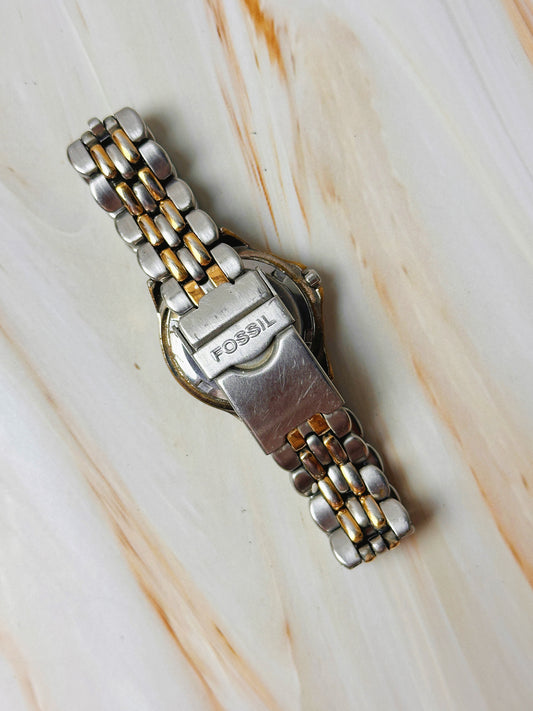 Fossil Women’s Watch – Two Tone – Date – 50M Water Resistant – Quartz