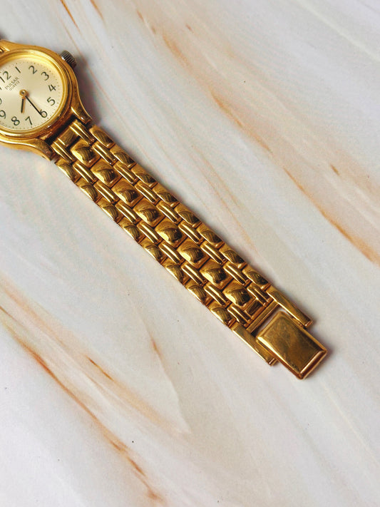 Pulsar Women’s Watch – Quartz – Gold Tone Bracelet – Champagne Dial