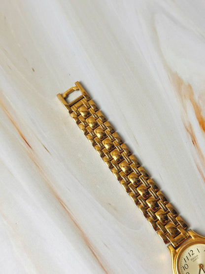 Pulsar Women’s Watch – Quartz – Gold Tone Bracelet – Champagne Dial