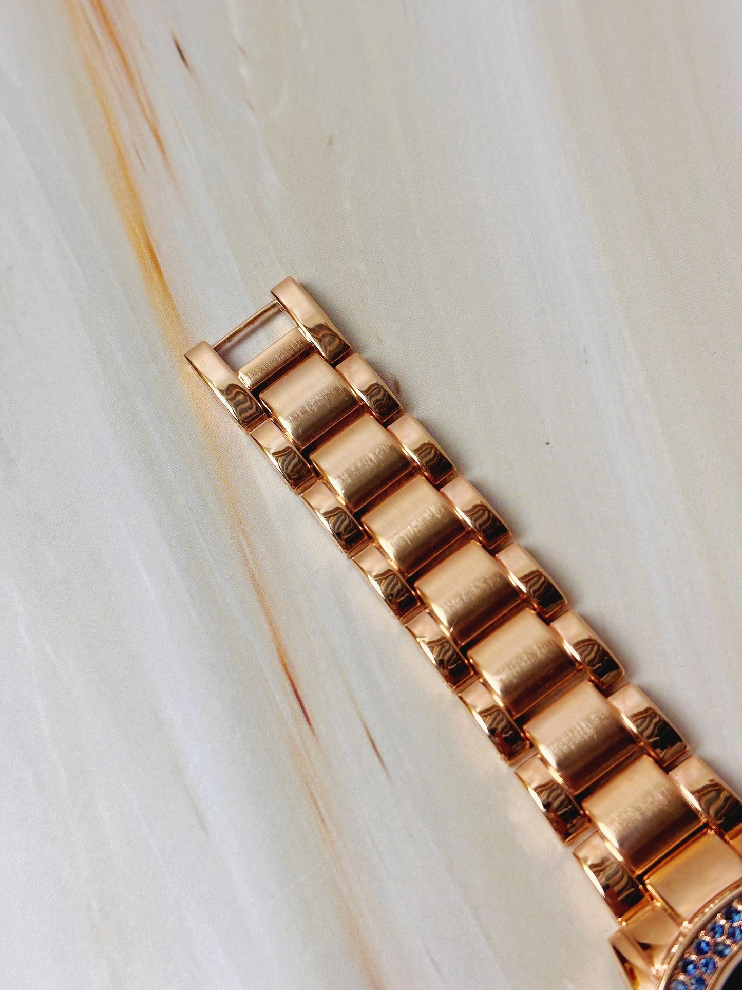 Style & Co Women’s Watch – Purple Dial – Crystal Bezel – Rose Gold Tone Bracelet