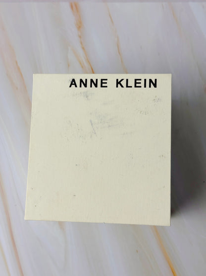Anne Klein Ladies Watch Set – Rose Gold Tone – Crystal Accents – 3-Piece Set – With Original Box