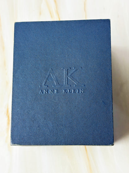 Anne Klein AK Diamond Ladies Watch – Silver Bangle – Minimalist Dial – With Box