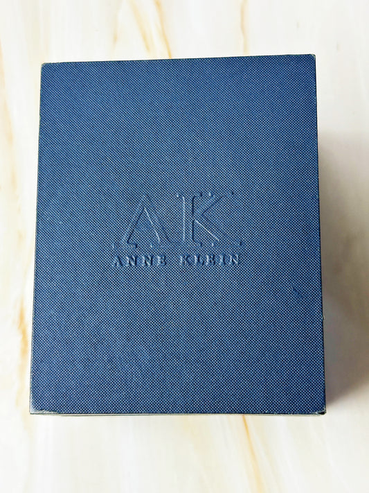 Anne Klein AK Diamond Ladies Watch – Silver Bangle – Minimalist Dial – With Box