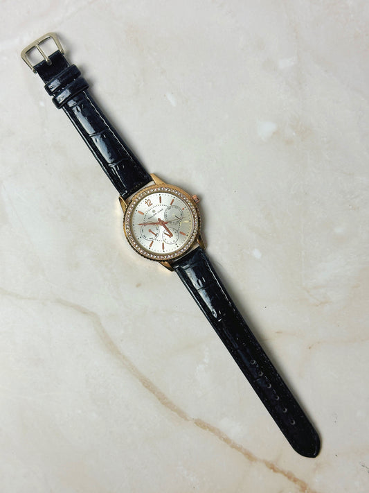 Sailor Jane Ladies Watch – Crystal Bezel – Multifunction Dial – Rose Gold Tone