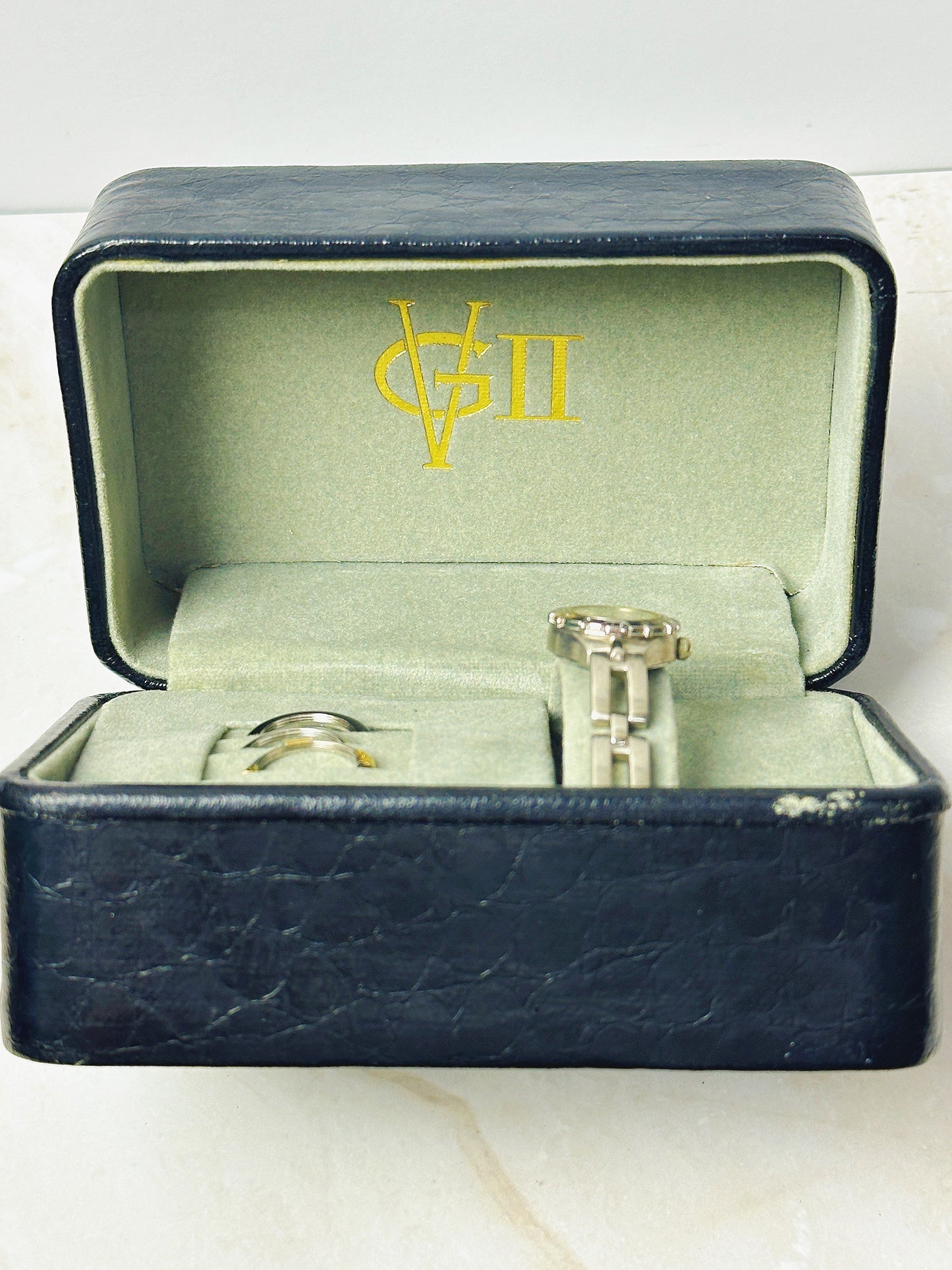 VG II Ladies Watch Set – Interchangeable Bezels – Stainless Steel Bracelet – Boxed
