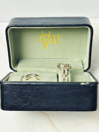 VG II Ladies Watch Set – Interchangeable Bezels – Stainless Steel Bracelet – Boxed
