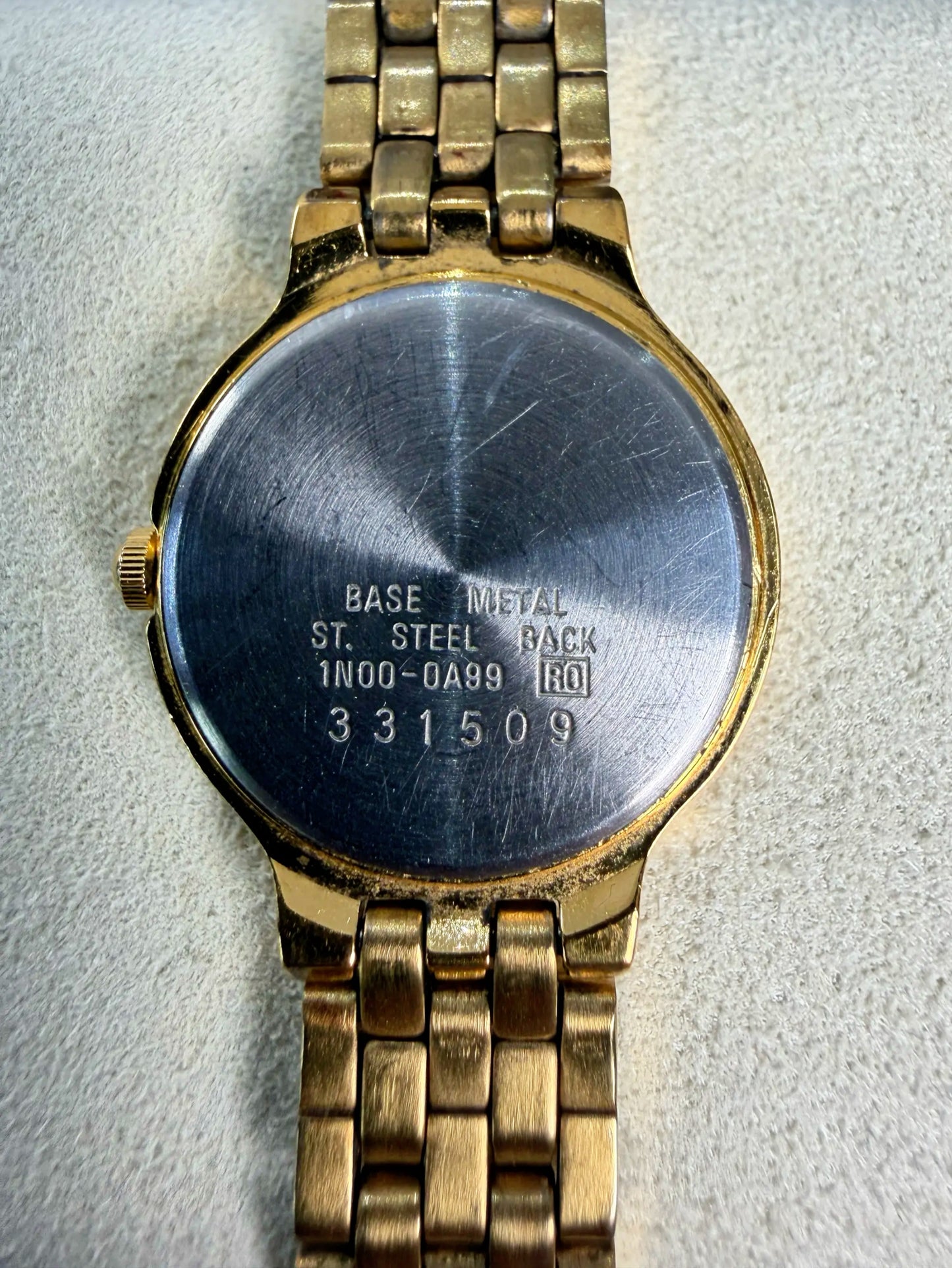 Vintage Seiko Women’s 1N00-0A99 Gold-Tone Quartz Dress Watch (6" Bracelet)