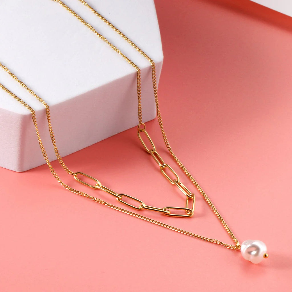 Marquise Halo Pendant Necklace
