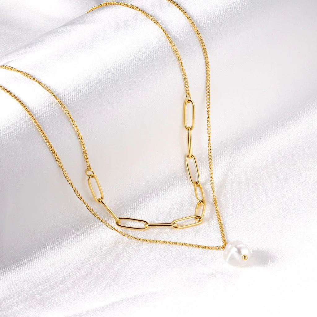 Marquise Halo Pendant Necklace